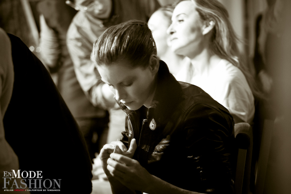 Les coulisses du défilé Lie Sang Bong - Fashion Week Paris