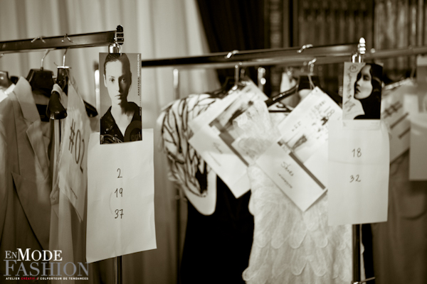 Les coulisses du défilé Lie Sang Bong - Fashion Week Paris