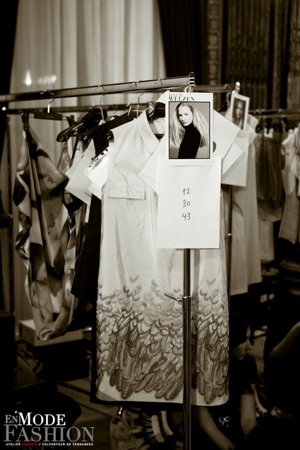 Les coulisses du défilé Lie Sang Bong - Fashion Week Paris