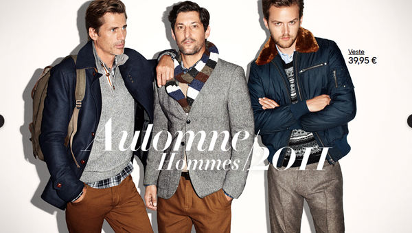 H&M Homme collection hiver 2011