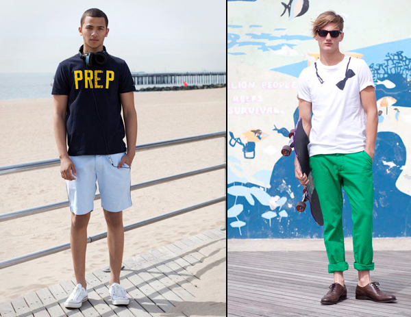 Los Angeles look preppy mode homme