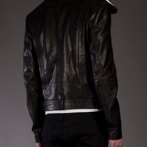 JUUN.J blouson en cuir noir Perfecto