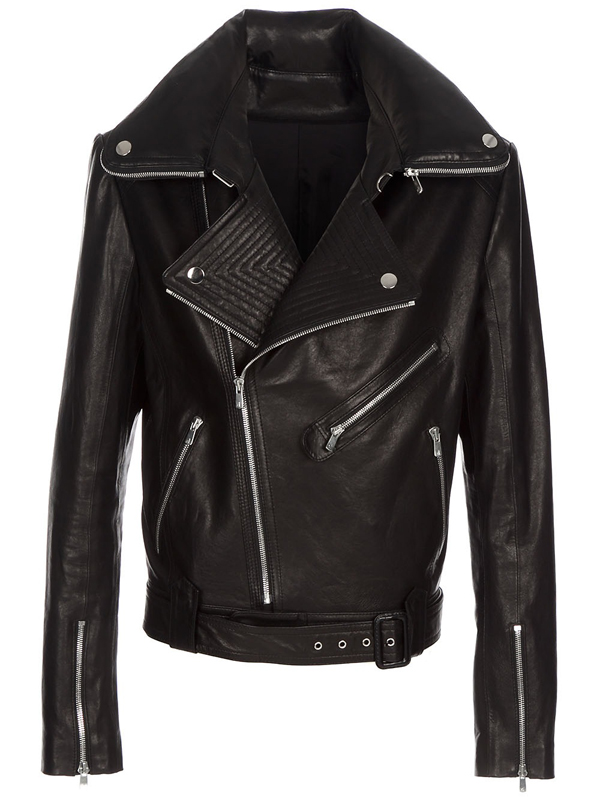 JUUN.J blouson en cuir noir Perfecto