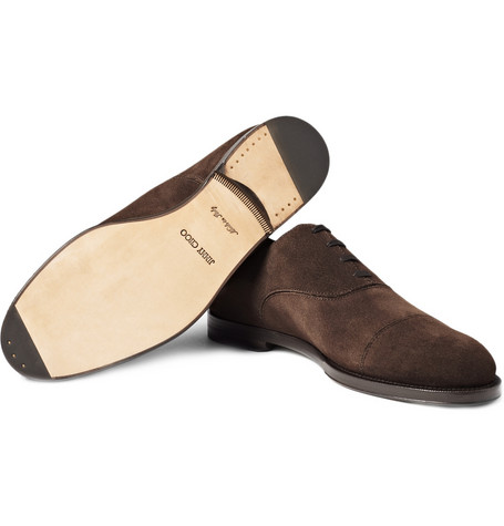 Jimmy Choo Draycott Suede Oxford Shoes