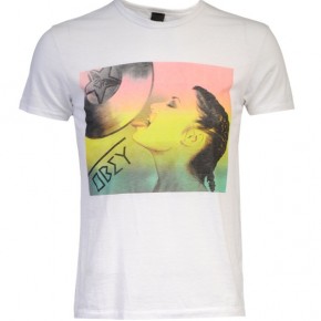 Obey - T-shirt DIRTY DEB White