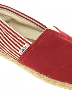 Toms - Rouge - Espadrilles classiques