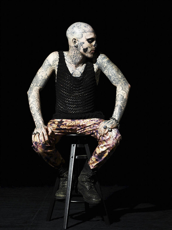 Rick Genest - GQ Italia