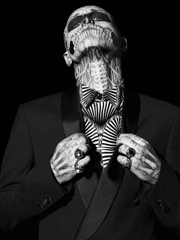 Rick Genest - GQ Italia