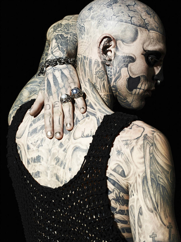 Rick Genest - GQ Italia