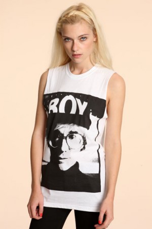 Boy London - T-shirt imprimé photo Andy Warhol