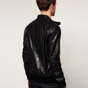 Selected - Alex - Veste en cuir