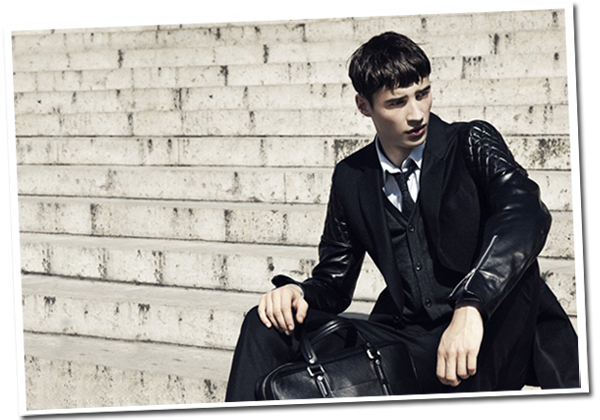Doudoune cerruti fourrure homme sale
