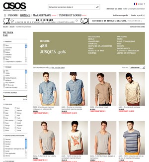 Soldes ASOS hiver 2011 mode femme