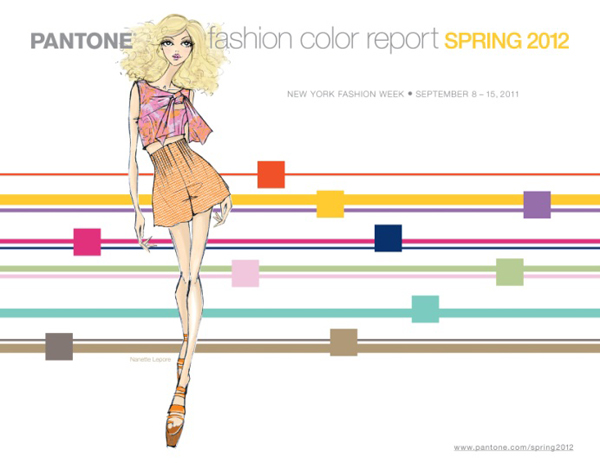 PANTONE couleurs printemps 2012