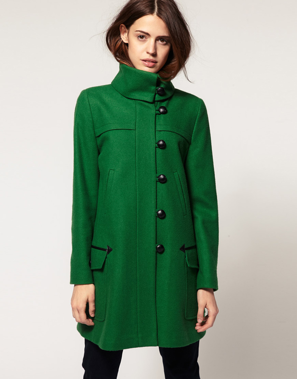 manteau hiver femme couleur vert