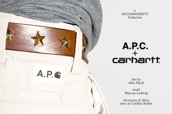 A.P.C x Carhartt - collection capsule