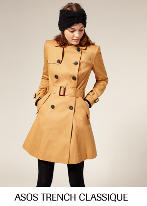 soldes hiver 2012 : trench