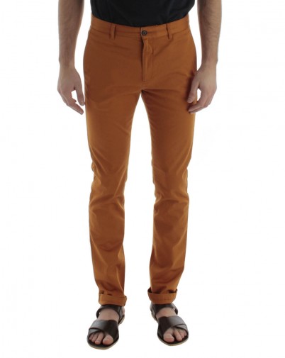 MENLOOK - Acne - pantalon chino rouille