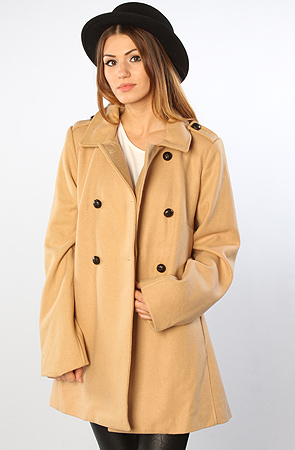 Lifetime Collective - The Patterson Wool Blend Peacoat