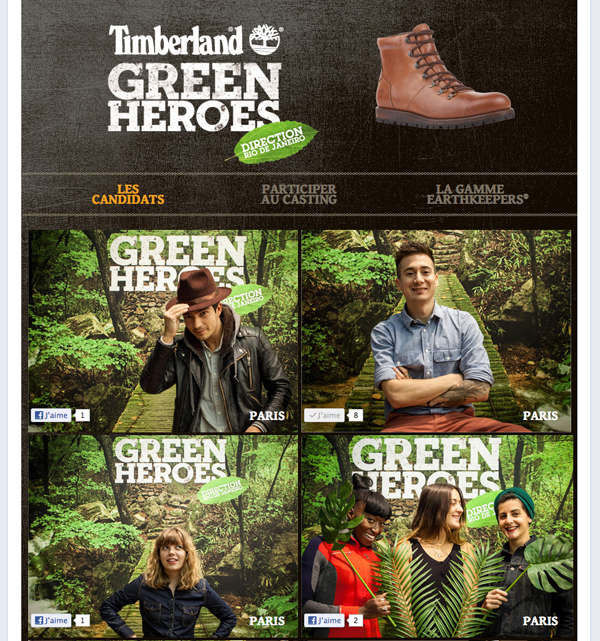 timberland green heroes