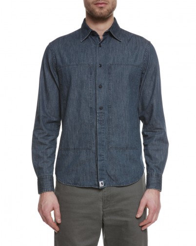 Adam Kimmel x Carhartt - Chemise bleu jean Railroad