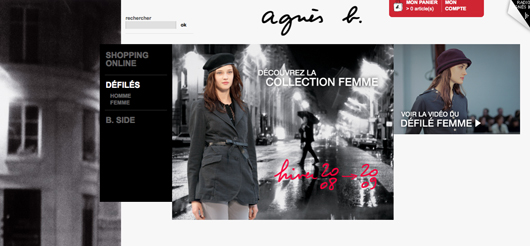 Agnes B ecommerce