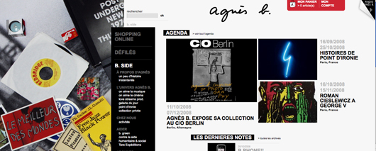 Agnes B ecommerce