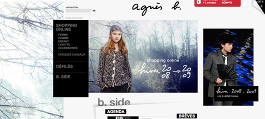 Agnes B ecommerce