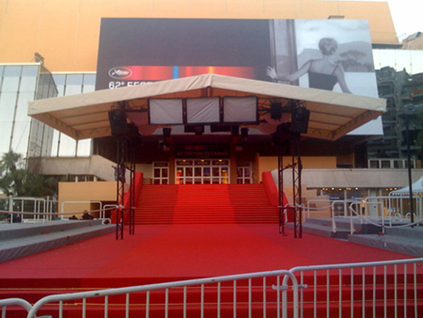 Cannes, les Marches - 06h00 ce matin