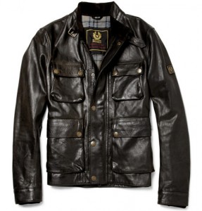 Belstaff Brad Distressed Leather Jacket