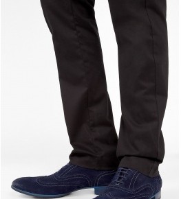 Paul Smith Shoes Navy Dip Dyed Suede Miller Brogues-1