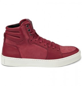 Yves Saint Laurent Suede and Leather High Top Sneaker